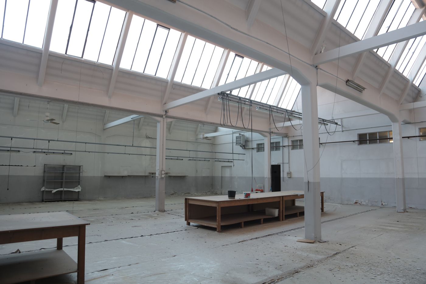 Industrial warehouse interior